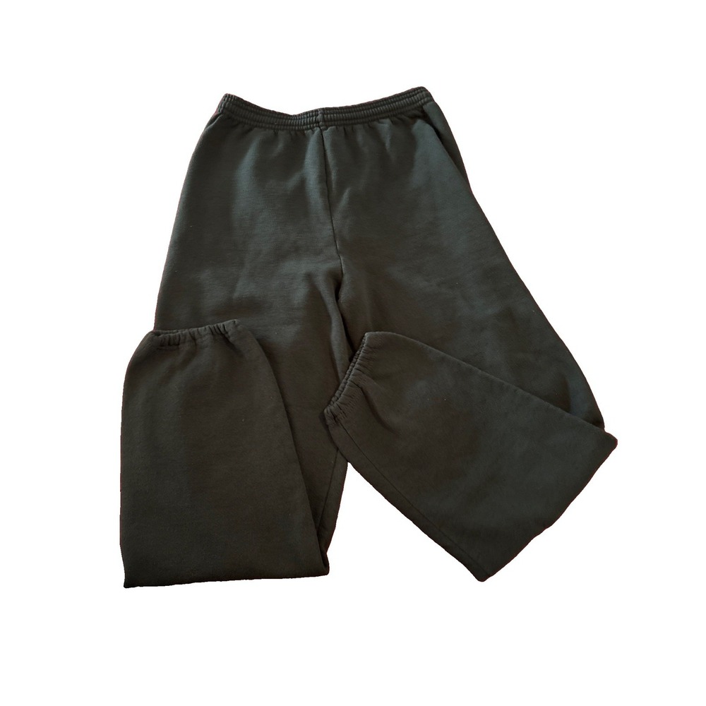Jerzees Vintage Green L Drawstring Elastic Ankle jogging sweatpants Y2K O94